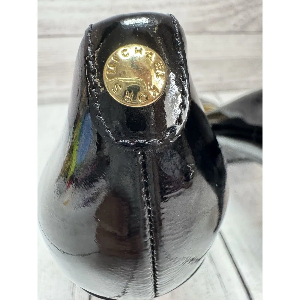 Michael Kors Black Patent Leather Shoes  3.5” Heel Women 7 M Flex Pump